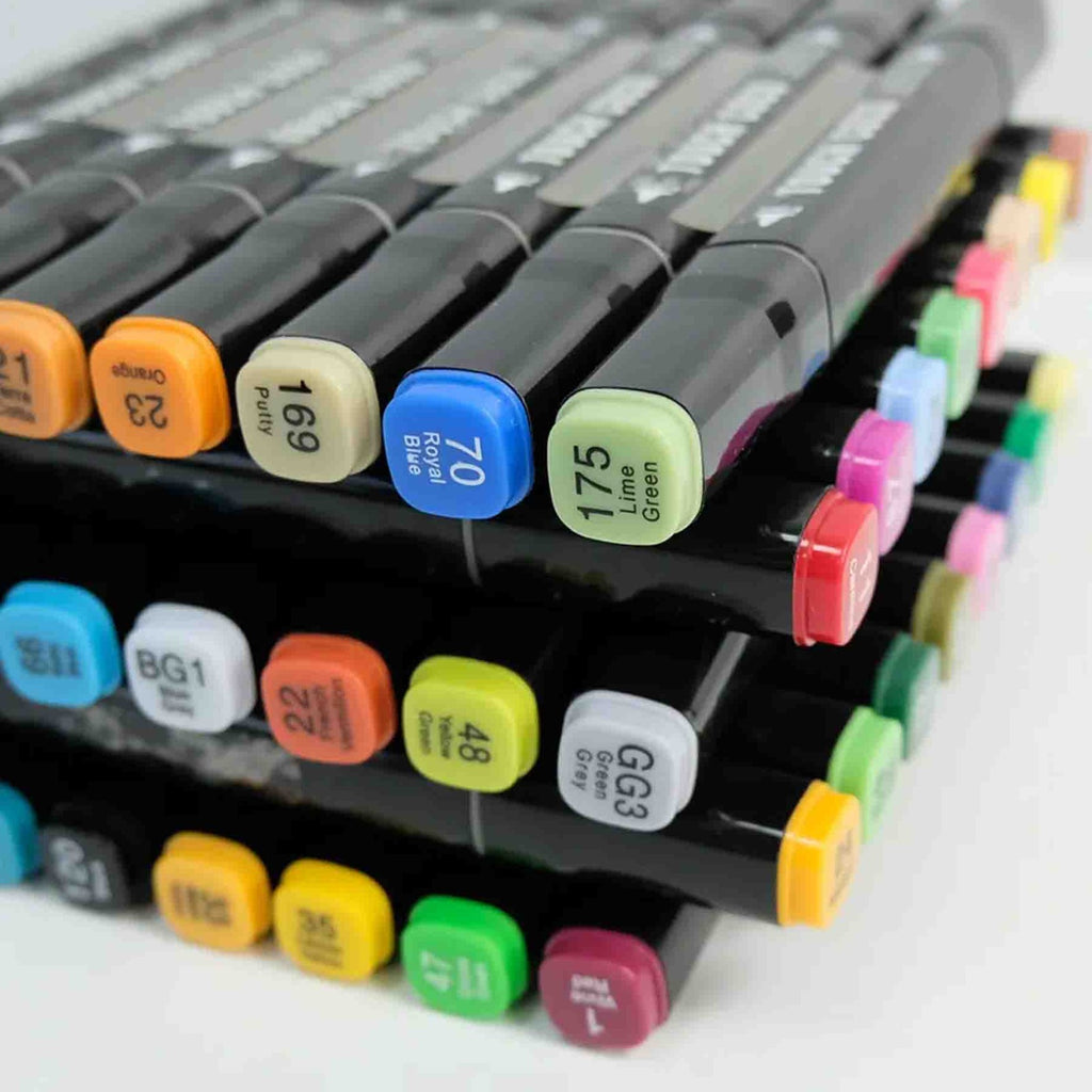 Set marcadores de 80 pcs Doble Punta