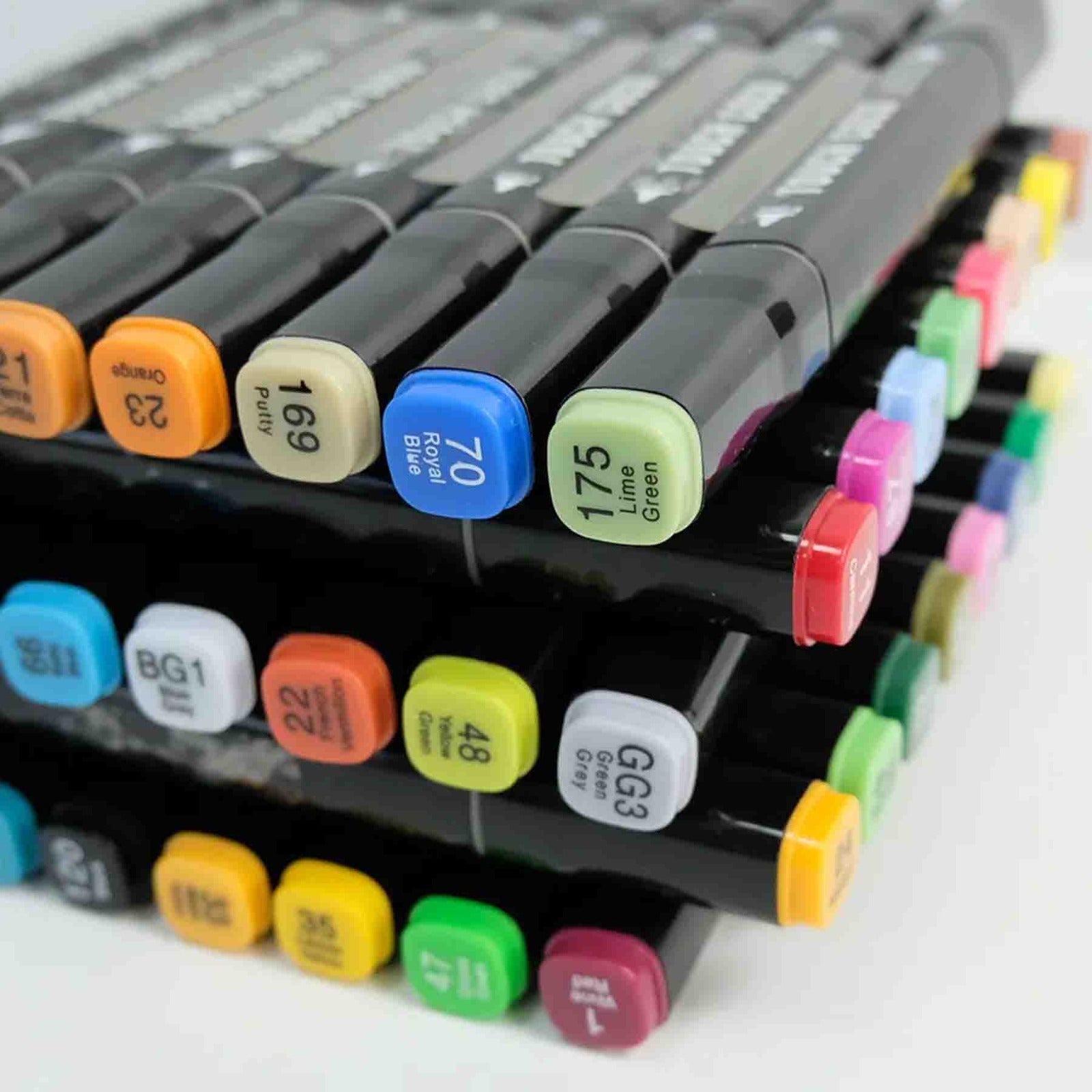 Set marcadores de 80 pcs Doble Punta