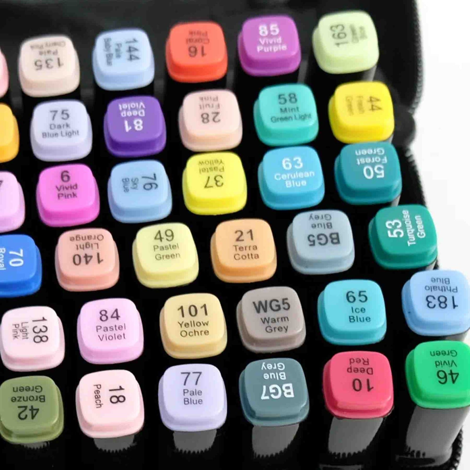 Set marcadores de 80 pcs Doble Punta