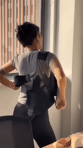 Corrector de postura con soporte lumbar